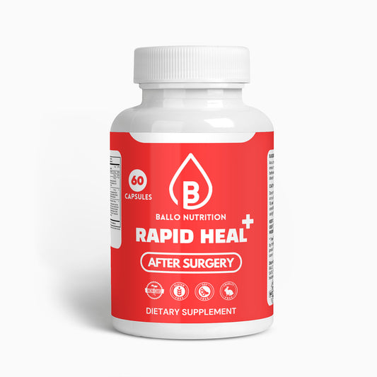 Ballo Nutrition Rapid Heal Capsules 1 Month Supply