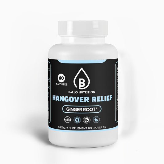 Ballo Nutrition Hangover Relief Capsules 1 Month Supply