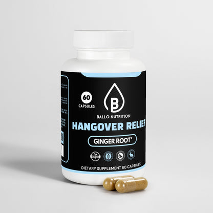 Ballo Nutrition Hangover Relief Capsules 1 Month Supply