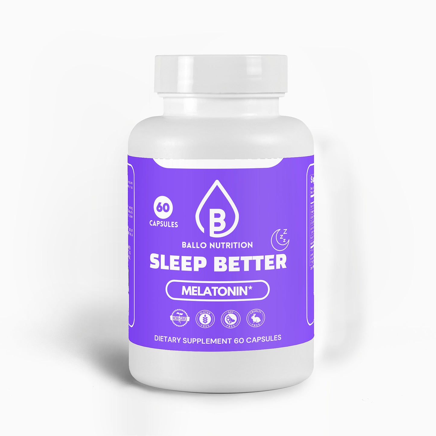 Ballo Nutrition Better Sleep Capsules 1 Month Supply