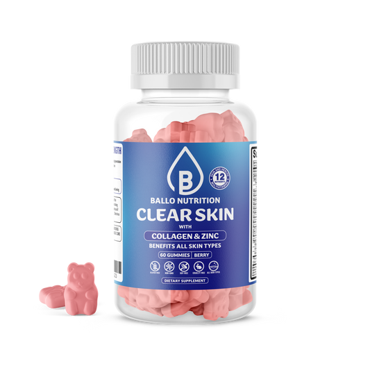 Ballo Nutrition Clear Skin Gummies 1 Month Supply